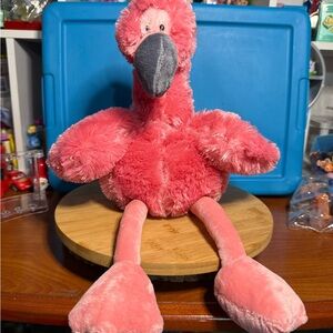 GUND Mingo Floppy Flamingo Bean Bag Plush Fluffy Soft Pink Bird Stuffed Animal